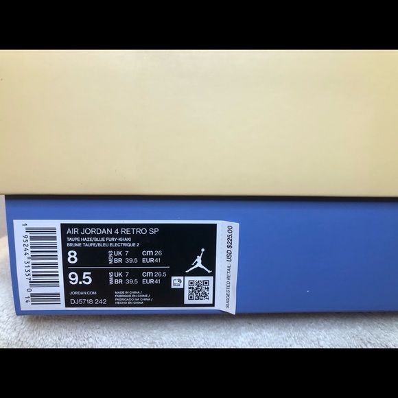 ⚠️SOLD⚠️ Jordan 4 x Union LA Size 8 (DJ5718-242) - Picture 8 of 8